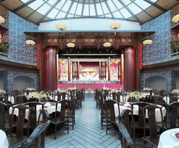 Chinese Style Banquet Hall-ID:701601984
