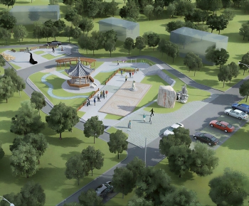 New Chinese Style Park Landscape-ID:150746117