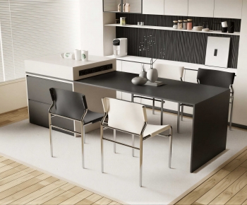 Modern Dining Table And Chairs-ID:317775962