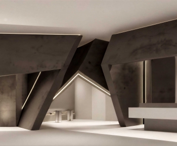 Modern Exhibition Hall-ID:491790068