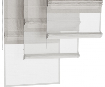 New Chinese Style Roman Curtain-ID:129954101