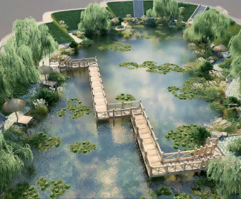 New Chinese Style Courtyard/landscape-ID:211678038