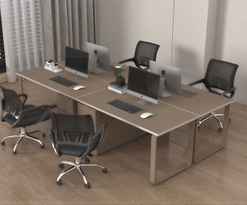 Modern Office Desk And Chair-ID:348973994