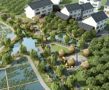 Modern Architectural Bird's-eye View Planning-ID:489320828