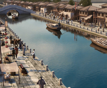 New Chinese Style Commercial Street-ID:891012913