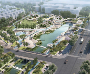 Modern Architectural Bird's-eye View Planning-ID:497842073