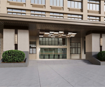 Modern Facade Element-ID:562536008