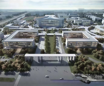 Modern Architectural Bird's-eye View Planning-ID:141890051