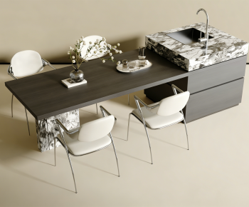 Modern Dining Table And Chairs-ID:509429935