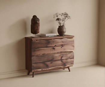 Wabi-sabi Style Entrance Cabinet-ID:133486036