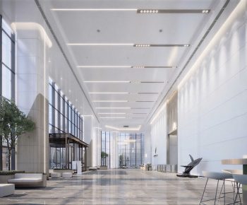Modern Office Reception Desk-ID:862740047