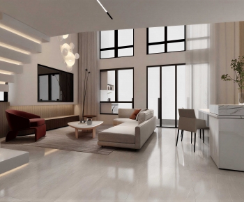 Modern A Living Room-ID:505801922