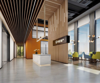 Modern Office Reception Desk-ID:182744034