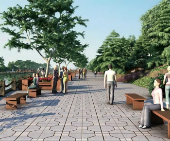 Modern Park Landscape-ID:549565089