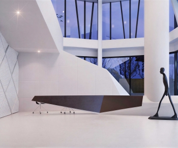 Modern Office Reception Desk-ID:290589094