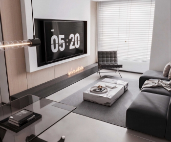 Modern A Living Room-ID:483171948