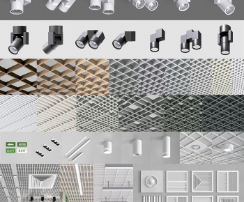 Modern Suspended Ceiling-ID:704649938