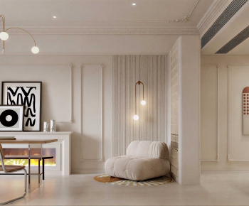 Modern A Living Room-ID:444853079