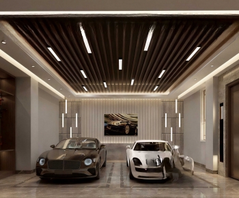 Modern Underground Garage-ID:732214937