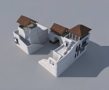 Mediterranean Style Residential Building-ID:295651911