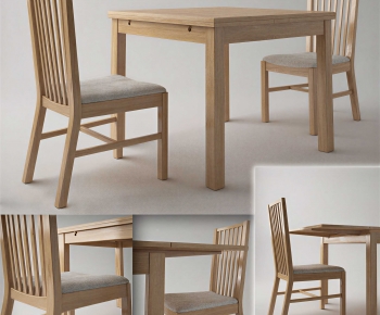 Modern Dining Table And Chairs-ID:680448068