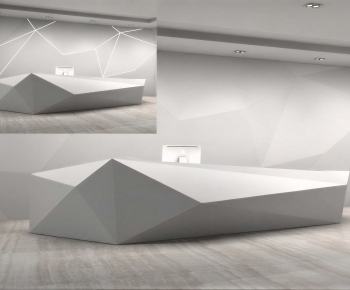 Modern Reception Desk-ID:675609199
