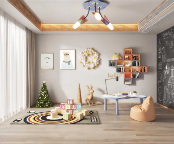 Modern Children's Room Activity Room-ID:198249895
