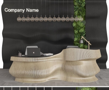 Modern Reception Desk-ID:358500519