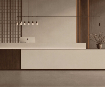 Modern Reception Desk-ID:376692061
