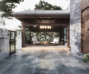 New Chinese Style Courtyard/landscape-ID:568769936