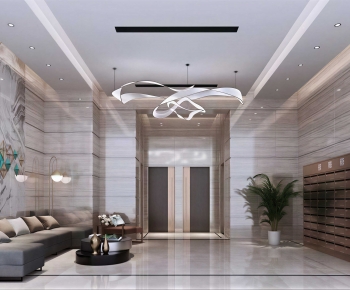 Modern Office Reception Desk-ID:613730912