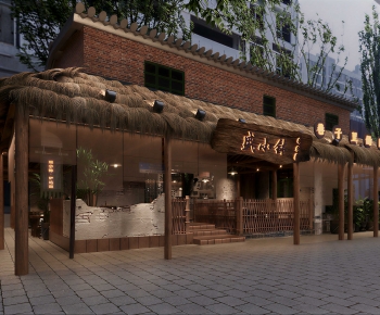 New Chinese Style Appearance Of Commercial Building-ID:251770019