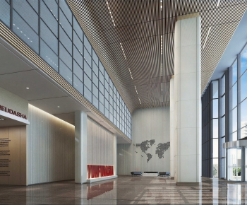 Modern Office Reception Desk-ID:805690396