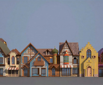 Modern Cartoon House-ID:112791069