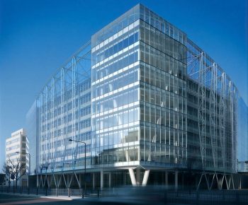 Modern Appearance Of Commercial Building-ID:723973043