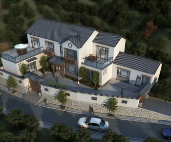 New Chinese Style Detached Villa-ID:443641908
