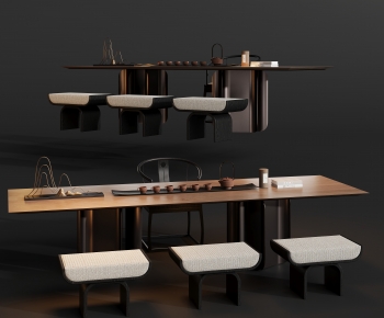 New Chinese Style Tea Tables And Chairs-ID:868136885