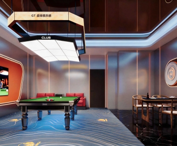Modern Billiard Room-ID:527916916