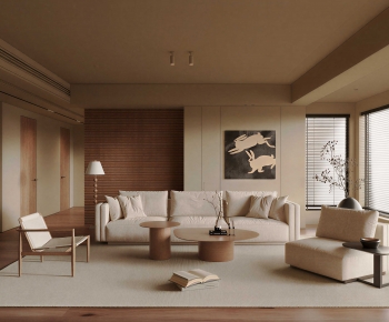 Modern A Living Room-ID:744788893
