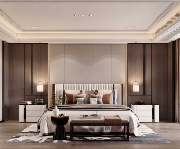 New Chinese Style Bedroom-ID:177042969
