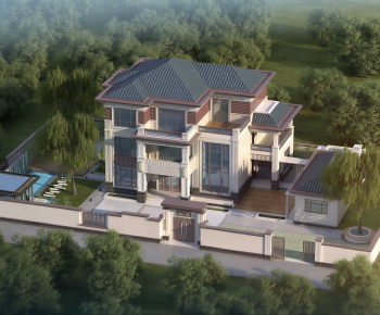 New Chinese Style Detached Villa-ID:113517056