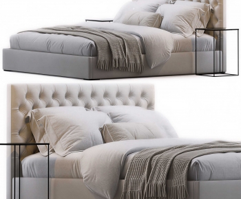 Modern Double Bed-ID:859772928