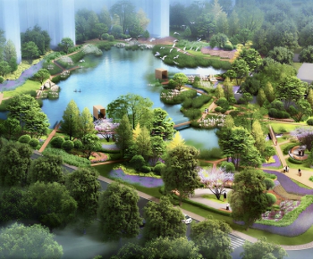 Modern Architectural Bird's-eye View Planning-ID:913038978