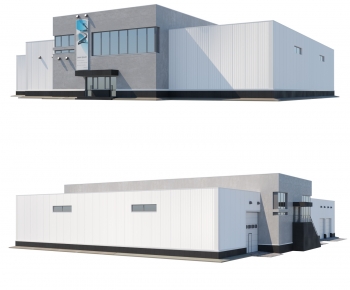 Modern Industrial Building-ID:549841885