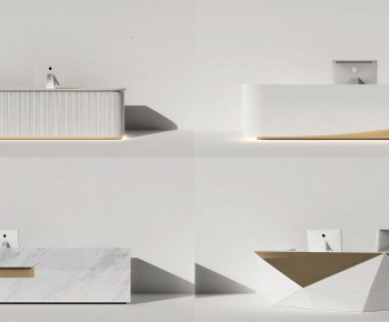 Modern Reception Desk-ID:434164055