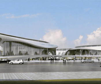 Modern Appearance Of Commercial Building-ID:886120088