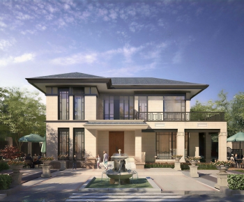 New Chinese Style Detached Villa-ID:523750071