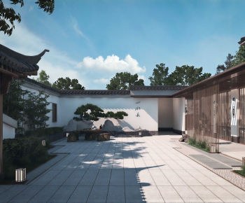 New Chinese Style Courtyard/landscape-ID:408509978