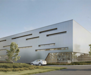 Modern Appearance Of Commercial Building-ID:987736945