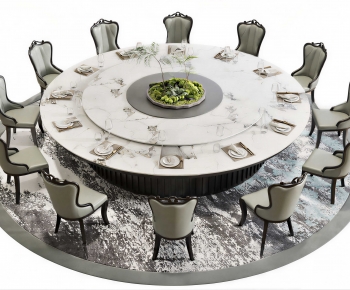 New Chinese Style Dining Table And Chairs-ID:396059049